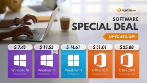 Obtenha o Windows 10 Pro barato e genuíno por apenas $ 7 no Keysfan! A quantidade é limitada!