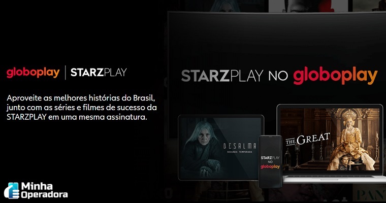 Globoplay fecha parceria e passa a oferecer combo STARZPLAY