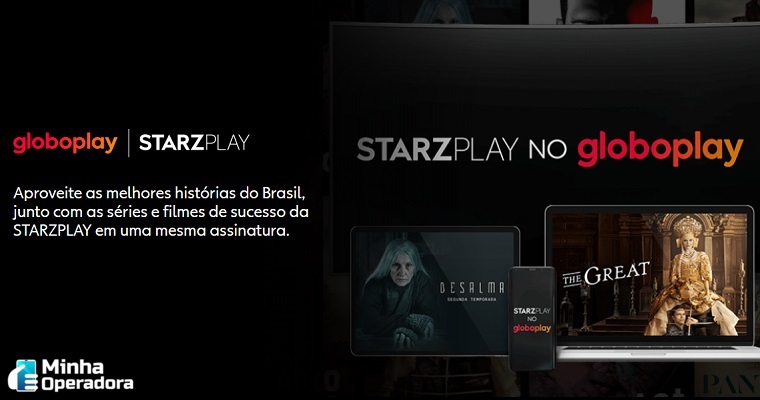 Globoplay e Starzplay anunciam parceria