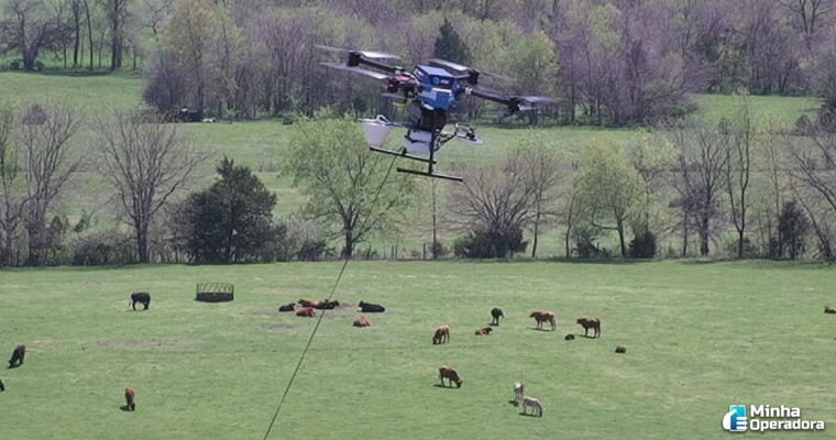 AT&T usa drones para expandir cobertura 5G em áreas remotas nos EUA