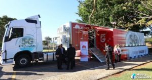 Huawei e Senai Cimatec inauguraram o 5G Truck, um caminhão sala de aula