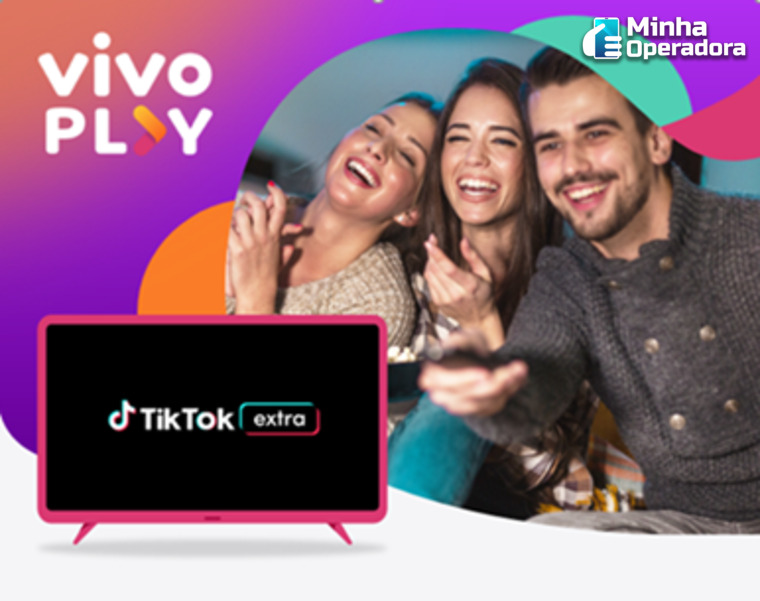 Parceria entre Vivo Play e TikTok leva vídeos da plataforma para a TV