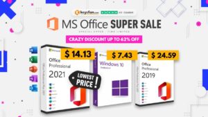 Como obter o Microsoft Office vitalício por apenas US$ 14,13 e o Windows 10 por US$ 7 na Keysfan Office Sale?
