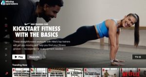 Netflix faz acordo para exibir programas da Nike Training Club