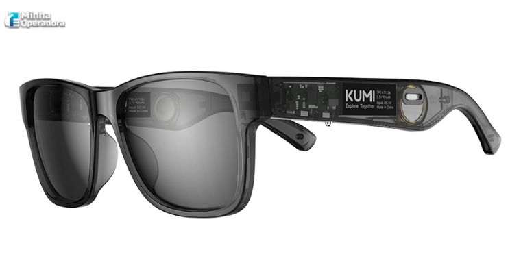 KUMI Meta V1: óculos inteligente que está com mais 50% de desconto