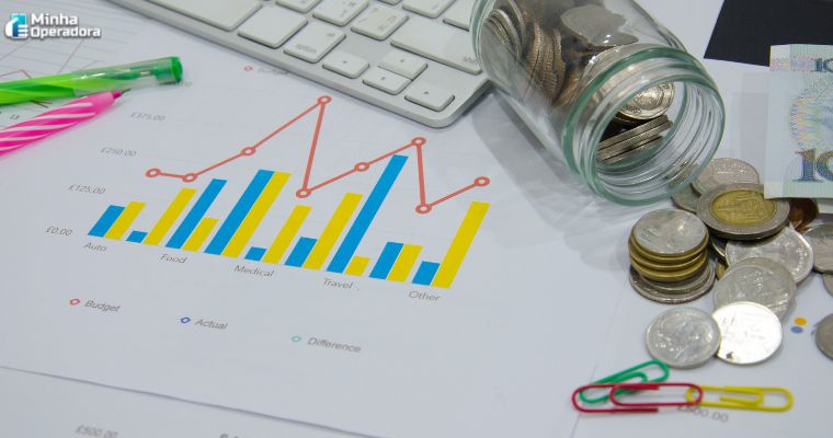 Ilustração para as ações da Oi