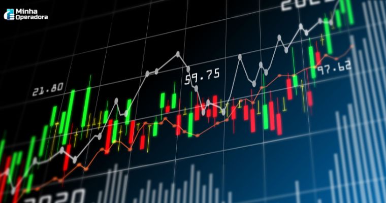 Ilustração sobre ações da Telefônica