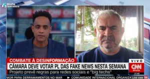 Angelo Coronel falando sobre a PL das Fake News.