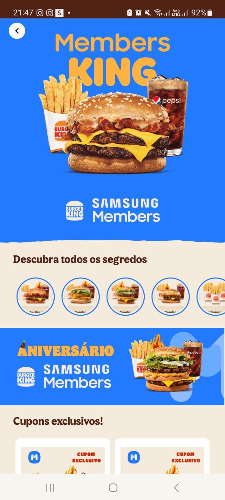 Código da Promoção - Samsung Members
