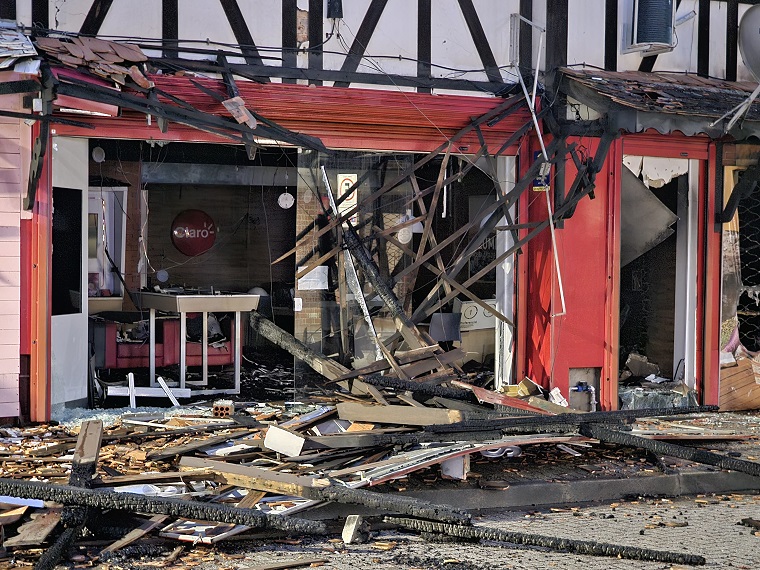 Incêndio loja Claro Blumenau XV de Novembro