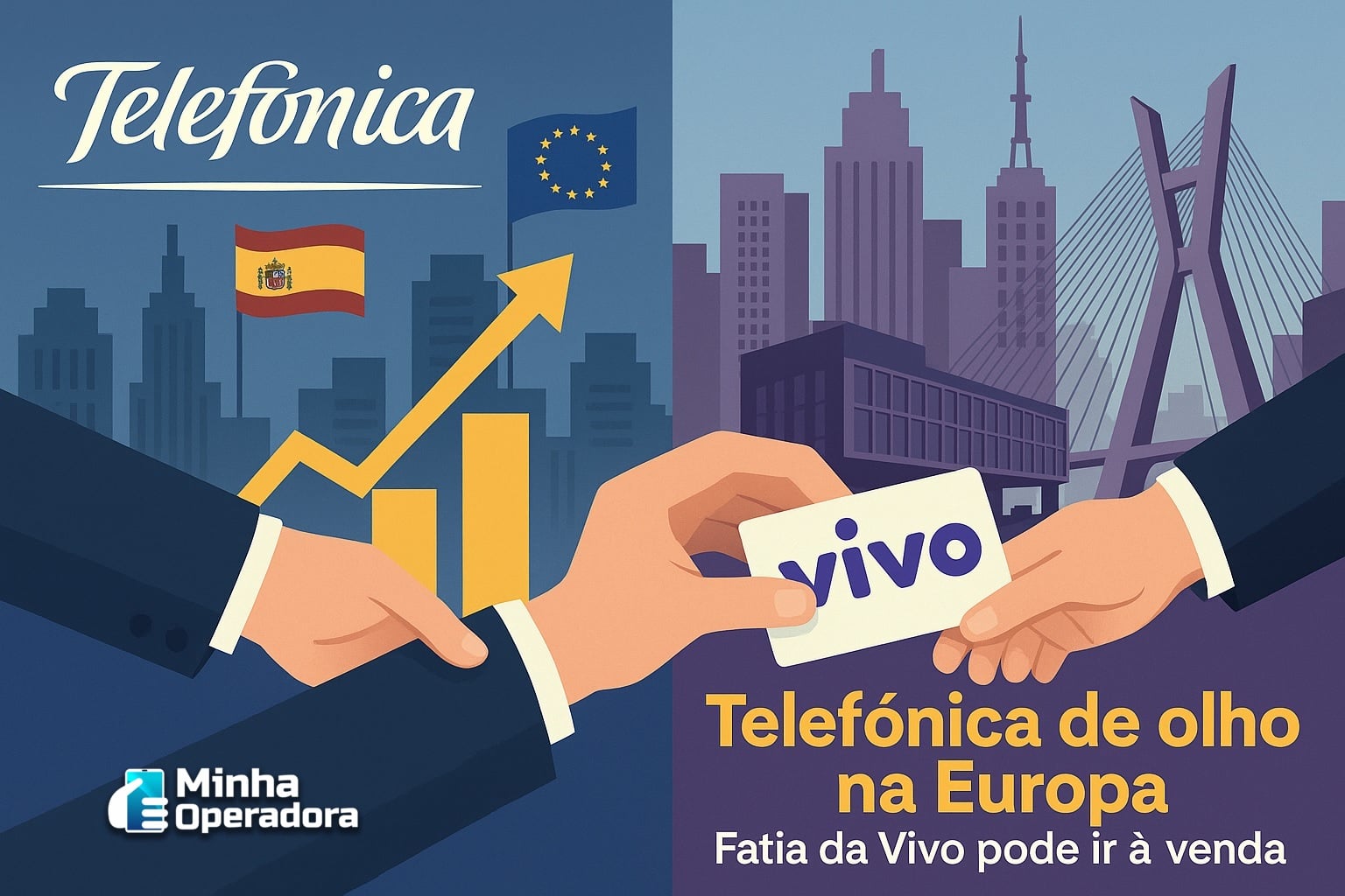 Telefónica pode vender fatia na Vivo Brasil
