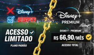 ESPN mais cara no Disney+