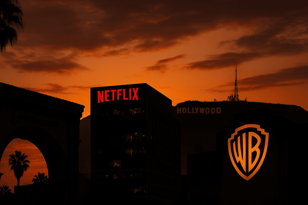Netflix, Comcast e Paramount pelo controle da Warner Bros. Discovery.