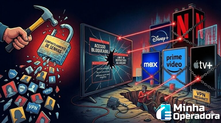 Compartilhamento de senhas, streaming