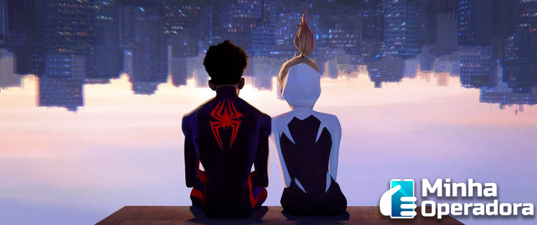 Cena do filme 'Homem-Aranha: Através do Aranhaverso' Divulgação