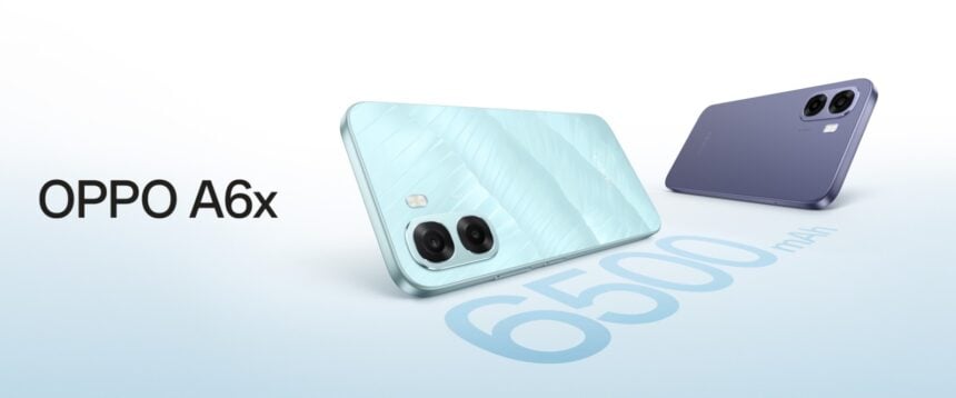 novo smartphone OPPO A6x