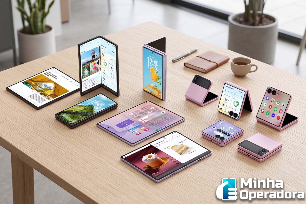 Samsung lança Galaxy Z Flip 8, Z Fold 8, 8 Ultra no Brasil real