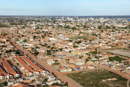 Imagem aérea da cidade de Luís Eduardo Magalhães — Foto: Divulgação/Secom