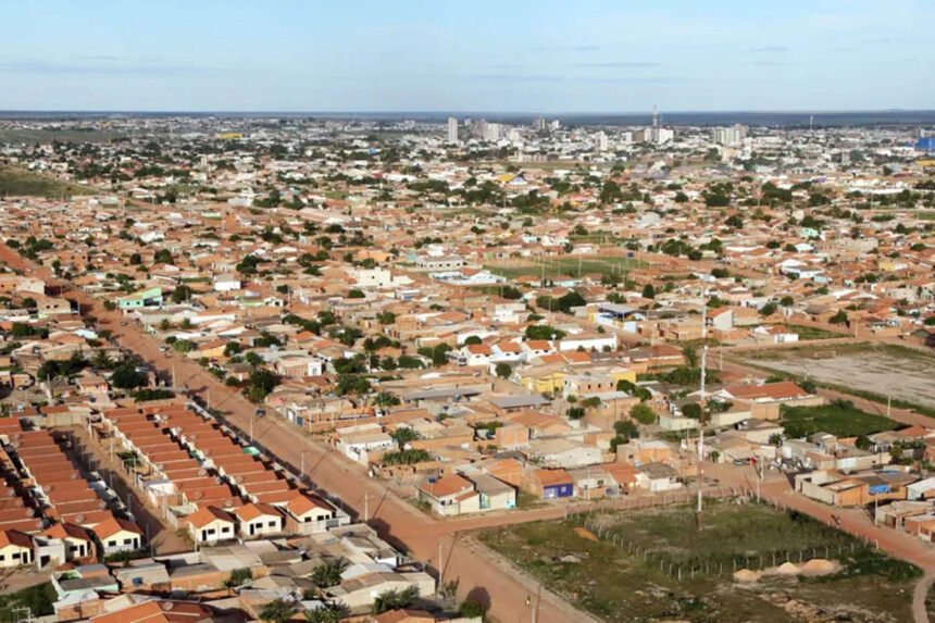 Imagem aérea da cidade de Luís Eduardo Magalhães — Foto: Divulgação/Secom