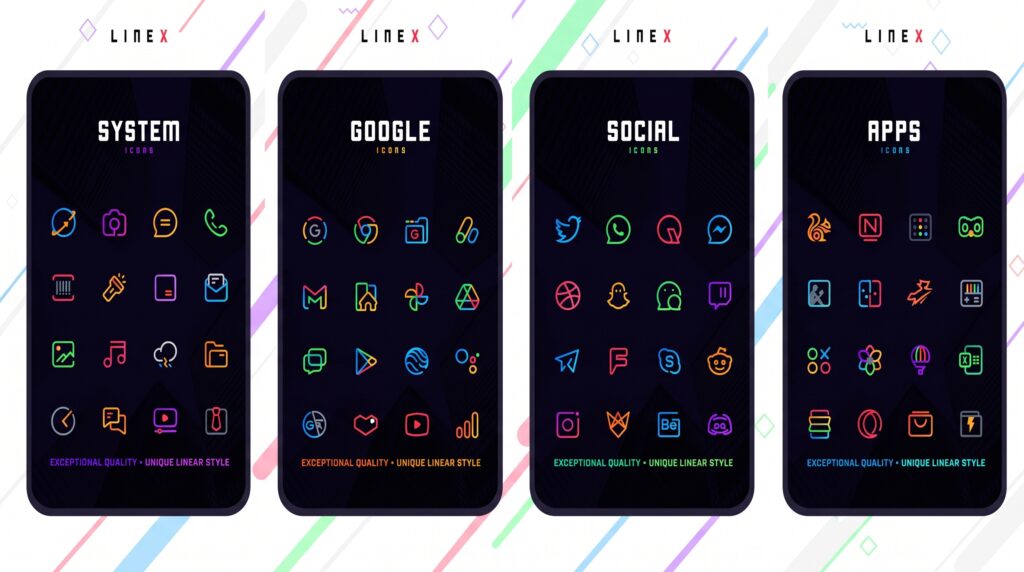 LineX Icon Pack