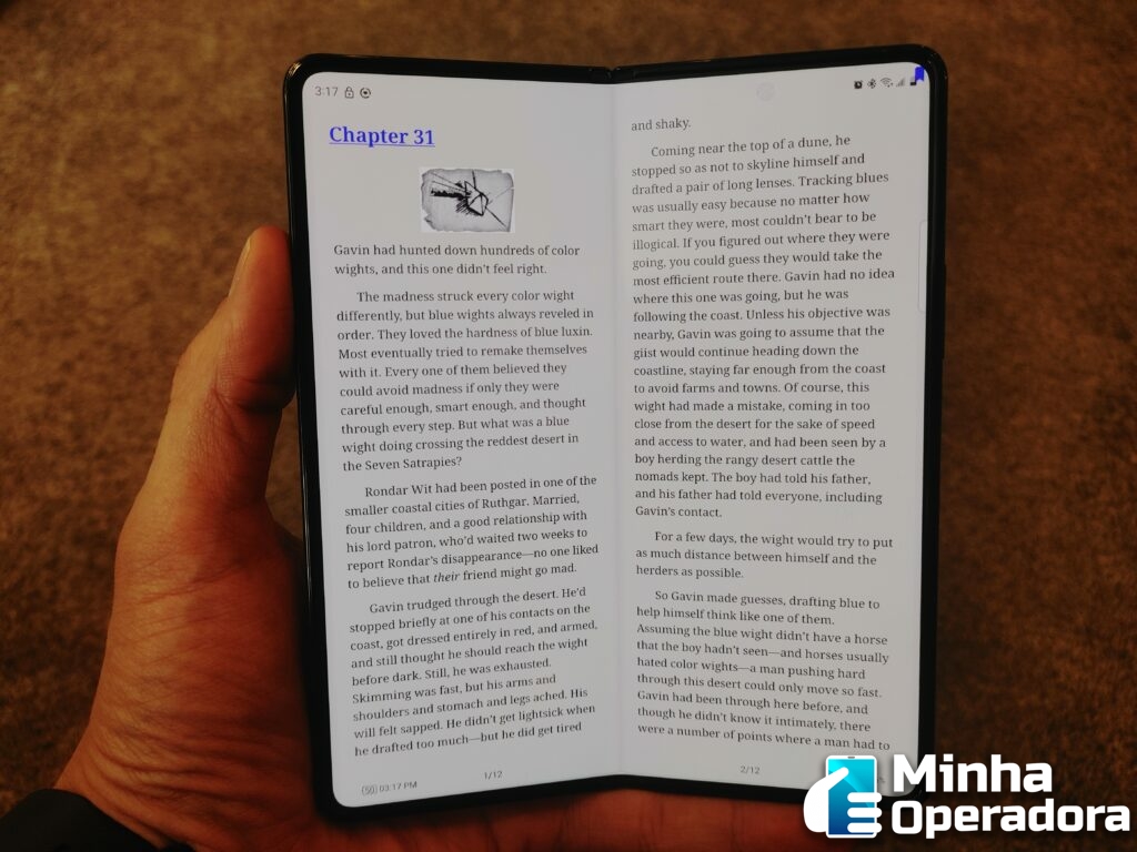 MOON+ READER fold