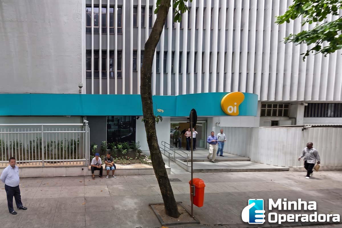 antigo prédio da Oi falência