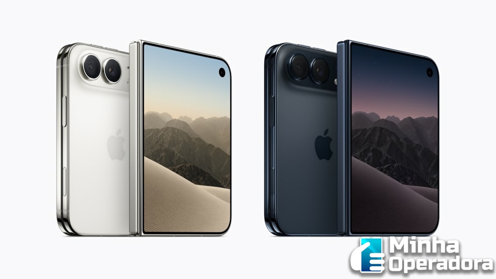 iPhone Duo is available in two refined colors — star white and night sky — and crafted from grade 5 titanium that’s been polished to a mirror finish