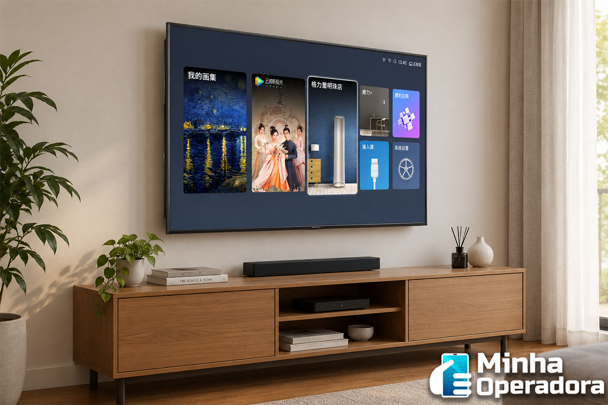 TV com ar-condicionado Gree apresenta no Brasil
