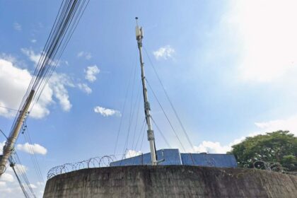 Antena Claro escola Cajamar
