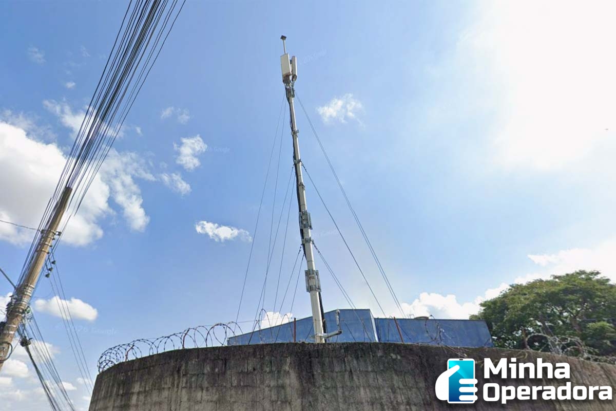 Antena Claro escola Cajamar
