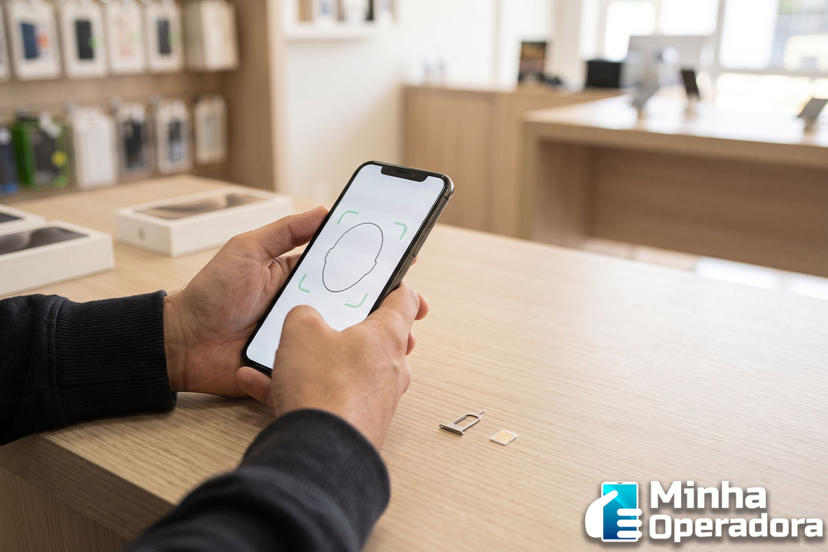 Biometria facial passa a ser obrigatória em linhas de celular, diz Anatel