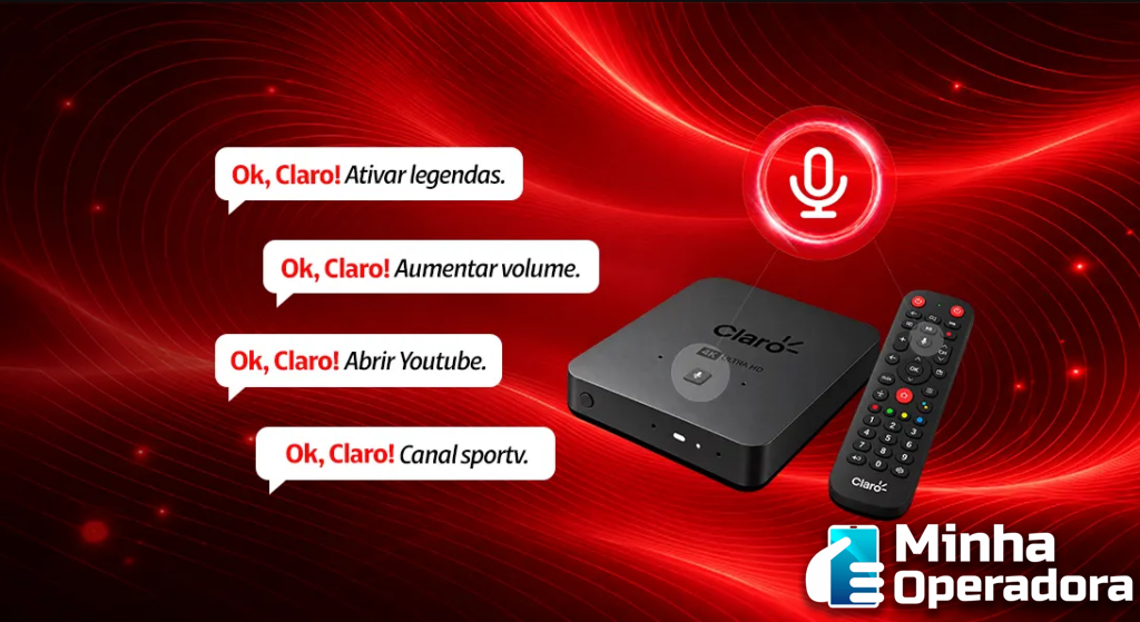 Claro tv+ troca Alexa por assistente próprio “Ok, Claro!”