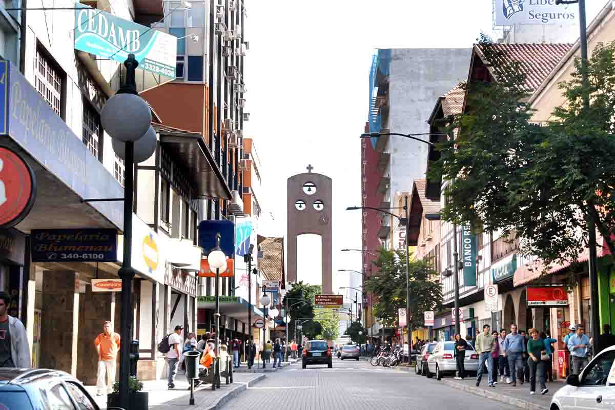 Rua XV de Novembro – Museu a Céu Aberto Blumenau SC Blumenau, 5G 2