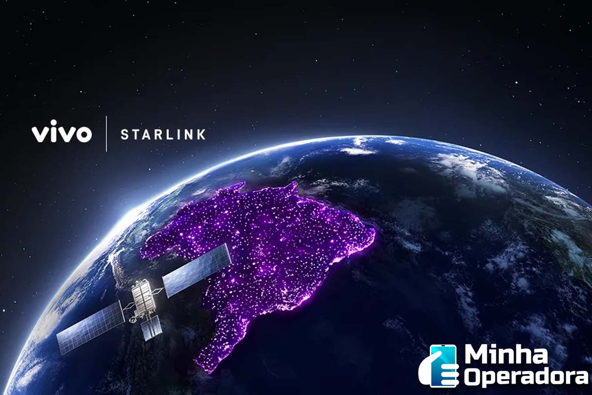 Vivo Satélite Starlink Brasil